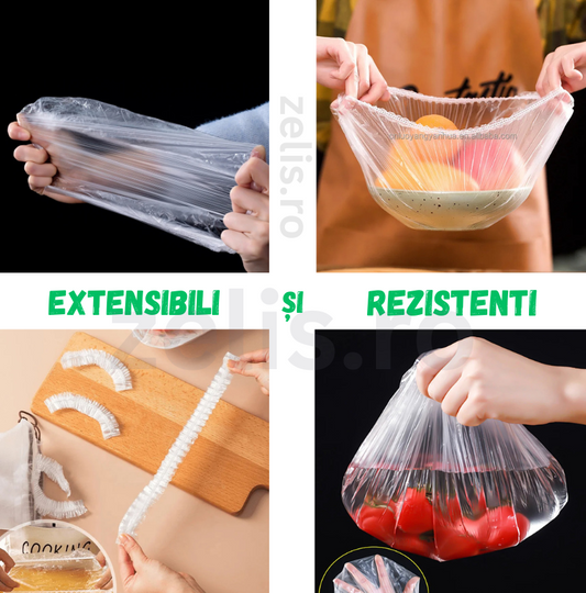 Săculeți alimentari magici (ofertă 100 săculeți + 100 gratis)